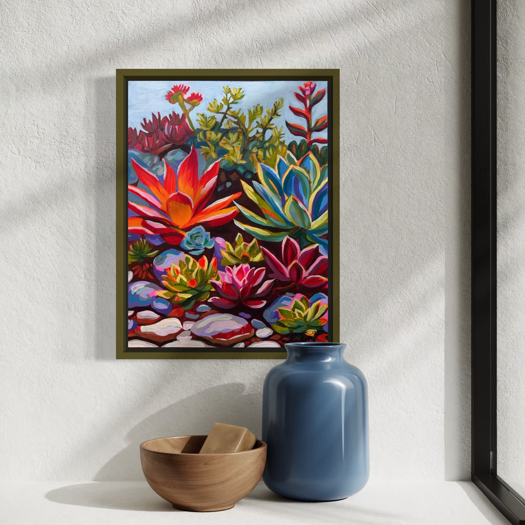 Succulents in Pink